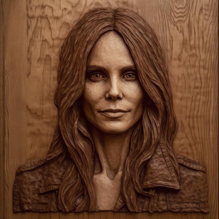 Famous (Julia Roberts 3, 3DFMS_7022) 3D models for cnc